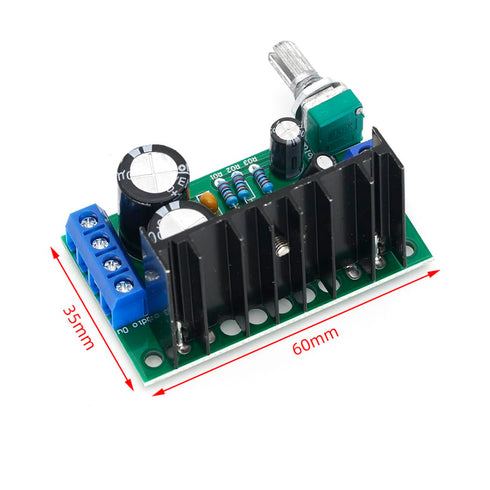 HiLetgo 2pcs TDA2050 Mono Audio Amplifier Module, Digital Mono Amplifier Board AMP DC/AC 5-24V Output 5W-120W for