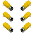 YFUSET 6Pcs TT Motor DC Electric Motor 3V-6V Dual Shaft Geared Magnetic Gearbox
