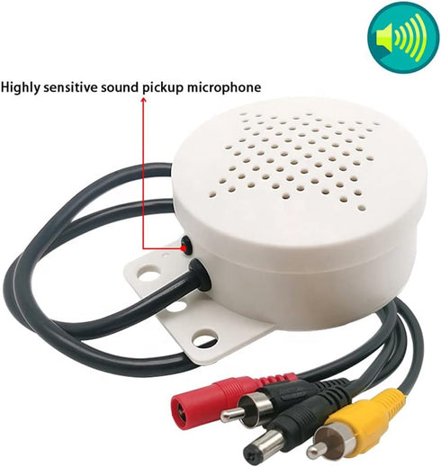 Vanxse Audio-receivers and Video-receivers Mini Amplifier Microphone and Speaker High Sensitive Two Way Audio