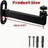 FINXRoll 1/4" 8.46in Foldable Universal Projector & CCTV Camera Wall/Ceiling Mount Bracket (Black) - Screw, Adjustable
