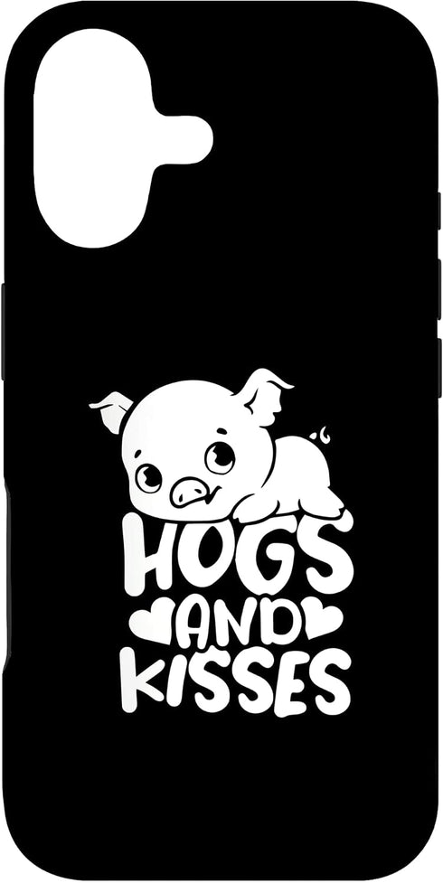 Bacon Lovers Gifts Men - Bacon Pajamas Women Hogs Kisses - Making Bacon Case for iPhone 17