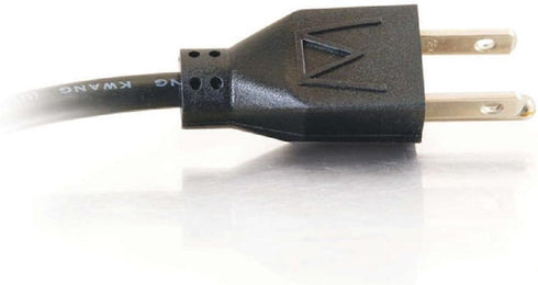 C2G Legrand 6 Foot Computer Power Cord, 18 AWG Extension Cable, Black, 1 Count, C2G 03115