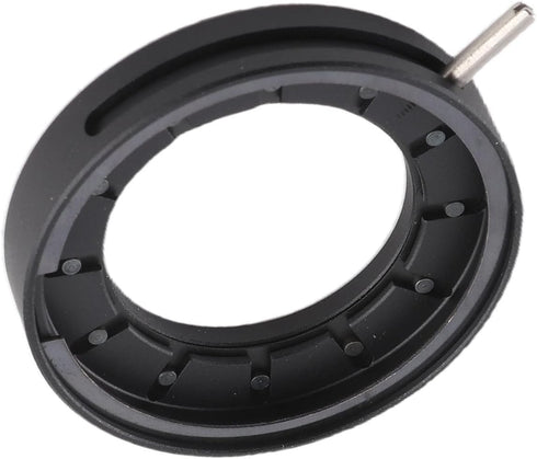 Estink 1.5-23mm (SK23) Adjustable Aperture Diaphragm, Metal Microscope Adapter Aperture Adjustable Lens Optical