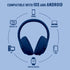 Bluetooth Headphones Over Ear, 68H Playtime, 6 EQ Wireless Headset with Microphone, HiFi Stereo, Deep Bass