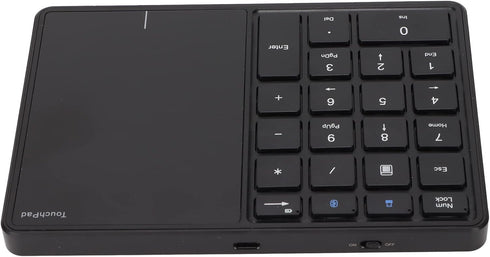 Yosoo Numeric Keypad Touchpad 2 in 1 Wireless Slim Number Pad, 22 Keys Bluetooth 4.2, Portable Financial Accounting