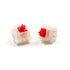 Gateron Milky Red Switches for Mechanical Keyboard, Silent Tactile 5 Pin Milky Yellow Linear Switches 45gf