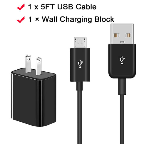 Replacement Charger Cable for Fire TV Stick, Compatible with Roku Streaming Stick, Micro USB Power Cord (5FT)