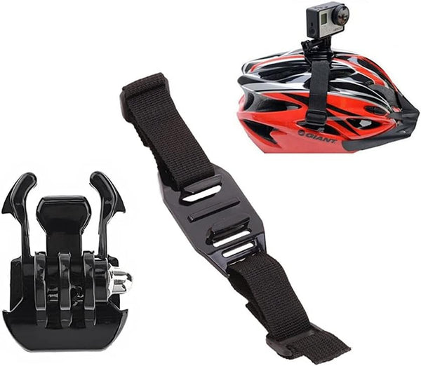 Acxico Vented Helmet Strap Mount for GOPRO Camera with Quick Release Buckle Mount