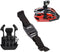 Acxico Vented Helmet Strap Mount for GOPRO Camera with Quick Release Buckle Mount