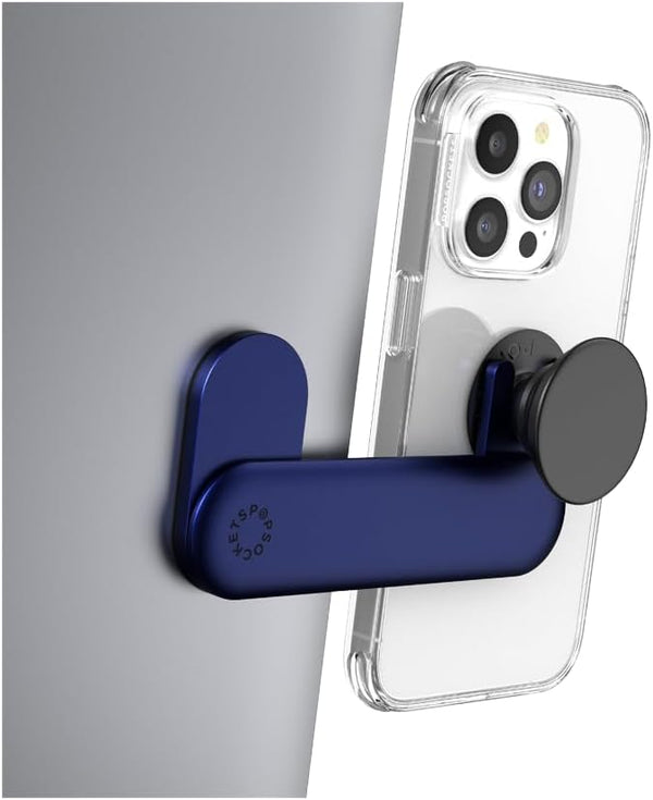 PopSockets Laptop Mount for Phone Grip, Phone Holder for Laptop - French Navy Color