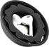 MAIRUI Wired Earbud Case - Earphone Cord Organizer, Soft Silicone Magnetic Holder, Tangle Free (Carbon Black)