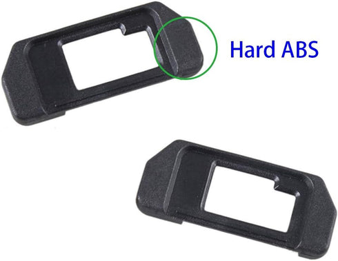 EP-10 Eyepiece Eyecup Replacement for Olympus OM-D E-M10/E-M5 Mark I, Silver/Black (2-Pack), ULBTER Viewfinder Eye Cup