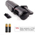 F FINDERS&CO Dummy Solar Security Camera, Bullet Fake Surveillance System with Realistic Red Flashing Lights and