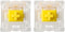 kutethy Gateron Milky Yellow Pro V2 Switches - Pre-lubed Linear 5 pin for All MX Mechanical Keyboards (72PCS)