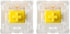 kutethy Gateron Milky Yellow Pro V2 Switches - Pre-lubed Linear 5 pin for All MX Mechanical Keyboards (72PCS)