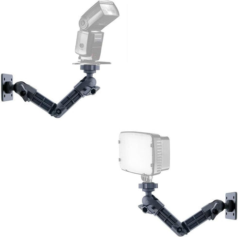 9 Inch Articulating Magic Arm Wall Mount Holder Stand for Camera LED Light, Video Lamp