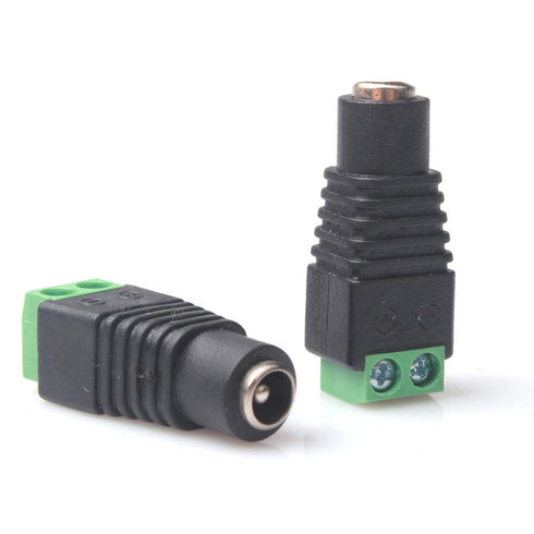 DC Power Connector 20 Pairs, 12V Male+Female 2.1x5.5MM DC Power Jack Plug Adapter for CCTV Camera