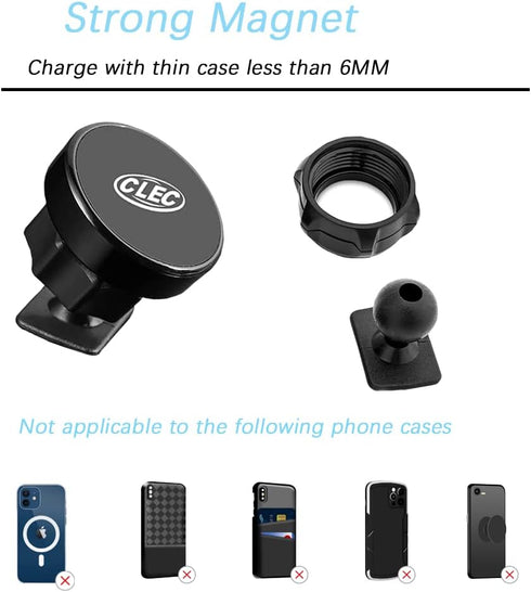 Car Phone Mount for Ford Explorer 2020-2023, Magnetic Holder Stand in Air Vent for 4-7in Smartphones