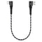 AGOZ 1ft Short USB C Cable, Fast Charger 90 Degree Right Angle Cord for Samsung Galaxy S24/S23/S22/S21, iPhone 15 Pro