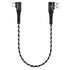 AGOZ 1ft Short USB C Cable, Fast Charger 90 Degree Right Angle Cord for Samsung Galaxy S24/S23/S22/S21, iPhone 15 Pro