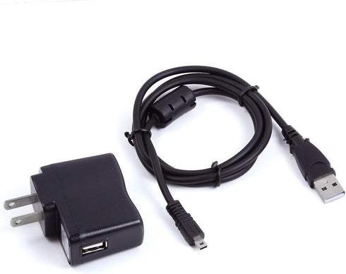 in-Camera USB AC Power Adapter/Battery Charger + USB Cord for Panasonic DMC-SZ7