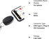 Mini Keychain Portable Charger for iPhone, 2024 Upgraded Power Emergency Pod