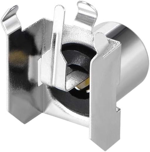 uxcell PCB Panel Mount Single RCA Socket Female Jack Video AV Connector (4Pcs, Silver Tone)