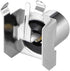 uxcell PCB Panel Mount Single RCA Socket Female Jack Video AV Connector (4Pcs, Silver Tone)