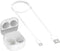Charging Case Compatible with Samsung Galaxy Buds FE SM-R400, Wireless Charger Case Box with USB-C Cable (White)