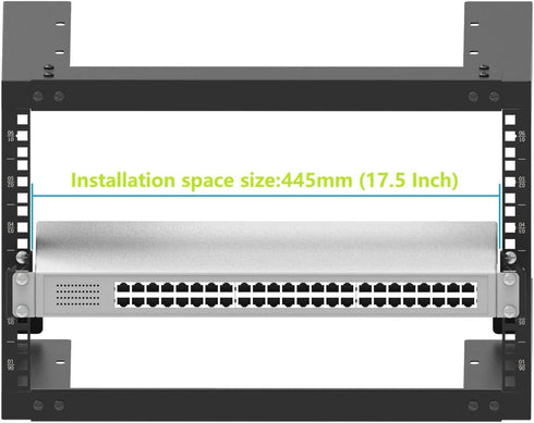 JINGCHENGMEI 2U 4-Inch (2UEXB) Server Rack Depth Extender - Deep -Recessed Rack Mount Adapter Kit for Network Rack