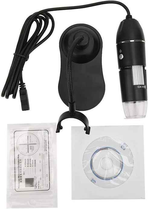 LED Digital Microscope, Aluminum Alloy for Biological Research and Insect Observation