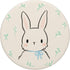 PopSockets PopGrip: Swappable Grip for Phones & Tablets - Cute Bunny Rabbit Face Graphic