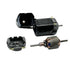 FTMSZLHYL 1PCS 6V-24V 130 12V Motor Double Shaft Motor Pentode Slotted Rotor Strong Magnetic High Speed Carbon Brush