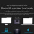 WFB Bluetooth Wireless Mouse for Laptop, Foldable Arc 180° Rotating Silent Click Portable Curved Computer Mice for