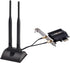 Dual Band WiFi Antenna 2.4GHz - 5.8GHz with Magnetic Base RP-SMA Connector for Wireless Router - Signal Booster