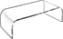 AMT Acrylic Laptop Monitor Stand & Computer Riser with Cat Keyboard Protector,