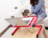 (420 260mm, Adjustable Laptop Computer Lap Desk Portable Multifunctional Cooling Ergonomic Vented Table TV Bed Tray