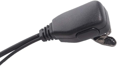 Caroo VX-261 Earpiece Headset with PTT Mic for Motorola Yaesu Vertex Standard Radio Walkie Talkie