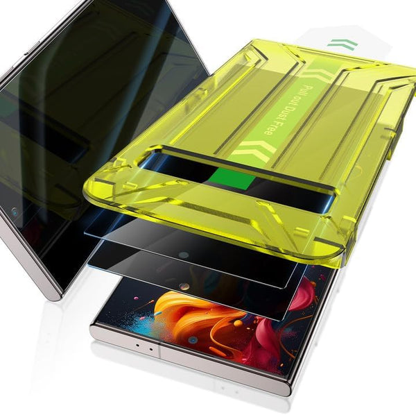 Fotbor for Samsung Galaxy S24 Ultra 28° Privacy Screen Protector, Fast Fingerprint ID Unlock, Case Friendly 9H+