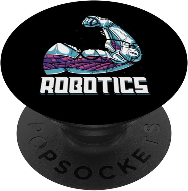 Robotics Retro Robot Engineer PopSockets Standard PopGrip - Job Study Studies Vintage