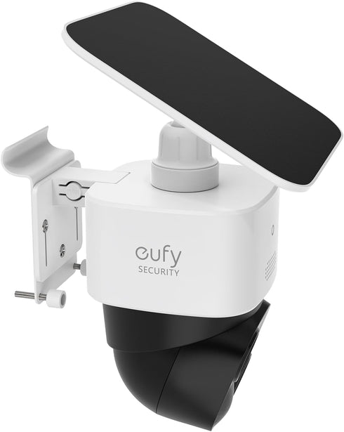 HOLACA Siding Clips Bracket Mount Gutter Mount for eufy SoloCam S340 Solar Security Outdoor Camera,Wall Plate Snap Hook Specialized Bracket White