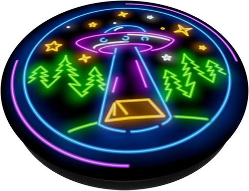 Cool Camping Stuff & Gear Alien Abduction for UFO Hunters PopSockets Standard PopGrip