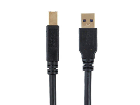Monoprice USB 3.0 Type-A to Type-B Cable - Male to Male, 6