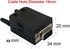 Connector DB9 RS232 D-SUB Female Adapter, Serial 9 Pin Port DB9 COB Breakout Terminal Connector with Case