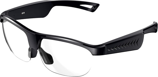 Coucur Bluetooth Glasses with Bluetooth Speaker-No Camera Smart Glasses UV Protection Polarized Sunglasses,