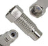 Accessonico F Type Male Plug to RCA Female Jack - RF Video TV Cable Adapter (4 Pack)