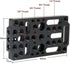 NICEYRIG Multifunctional Camera Cheese Easy Plate with Cold Shoe Mount for Railblocks
