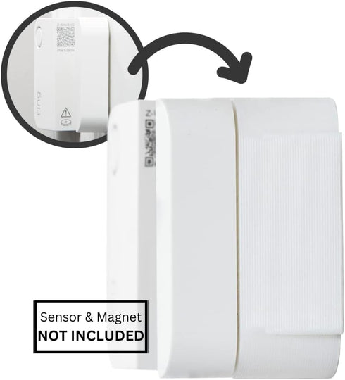 Magnet Riser for Ring - Self-Adhesive Window Sensor Accessory for Ring Alarm Security System, White