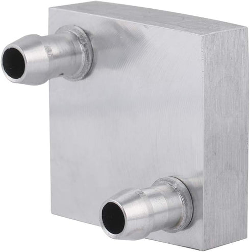 Wendry 40x40mm Computer Water Cooling Head, Aluminum Block for CPU Radiator Liquid Heatsink Cooler, 0.5MM Thickness