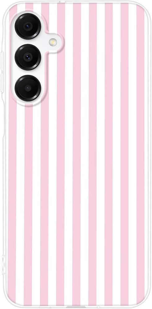Mouzor Cute Striped Phone Case for Samsung Galaxy A16 4G/ 5G, Girly Aesthetic